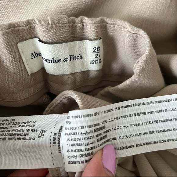 Abercrombie & Fitch Tan Women's Trousers - Picture 7 of 7